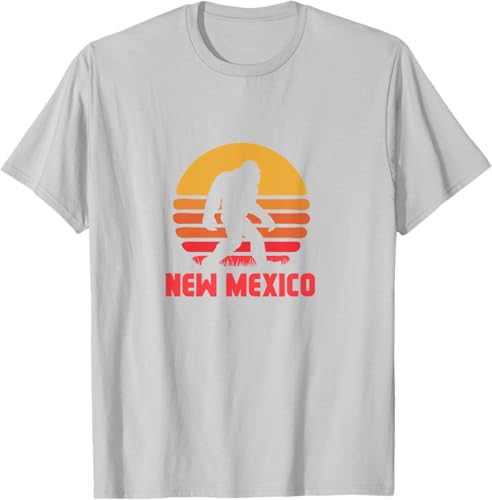 Miniatura 13 de Bigfoot New Mexico State Sasquatch Yeti Urban Legend Retro T-Shirt Black,Asphalt Grey,White,Silver Grey,Brown,Olive Green,Lemon Yellow,Dark Heather
