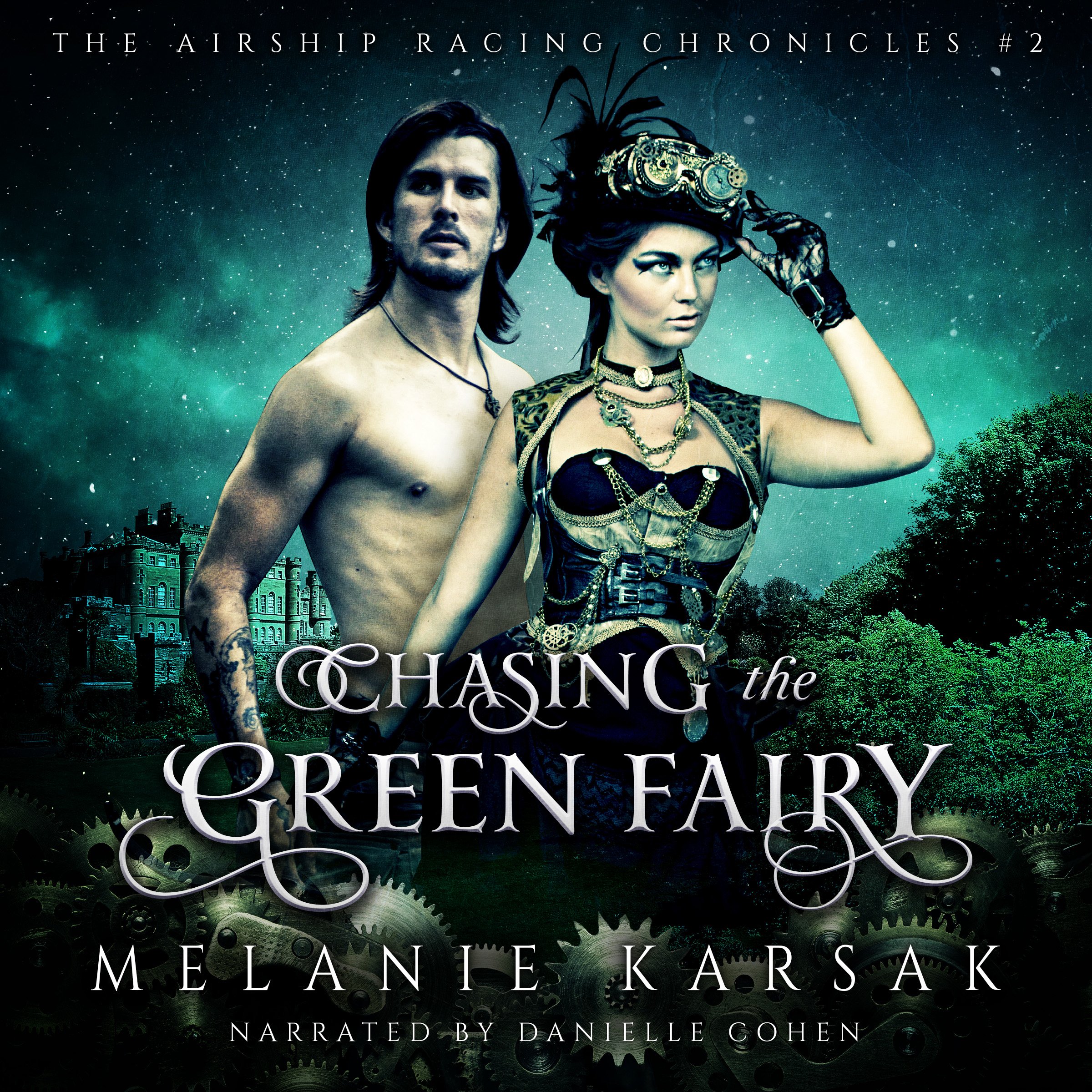 Cover art for Chasing the Green Fairy, A Steampunk Romantic Adventure Novel