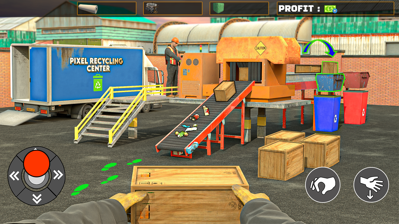 Waste Recycle Games Simulator 2025 | City Garbage Trash Simulator 3D ...