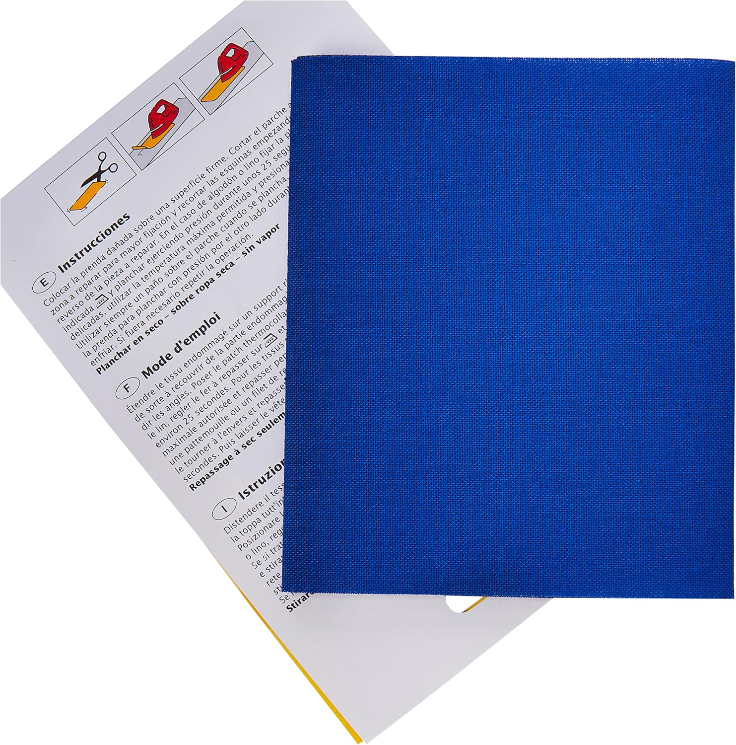 Kleiber Iron On Repair Patch for Fine Knit Textiles-40cm x 12 cm Size-Blue image 4