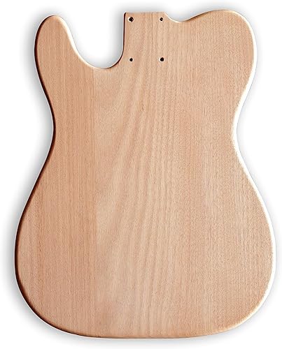 Miniatura 2 de BexGears Kits de guitarra eléctrica de bricolaje para TL estilo Okoume cuerpo de madera de arce cuello y diapasón de ébano compuesto
