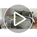 Queen Comforter Set-7 Pieces Soft Prewashed Bed in a Bag Queen Bedding Sets | All Season Comforter with Sheets, Pillow Shams & Pillowcases, Sage Green image 7