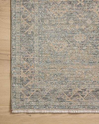 Miniatura 10 de Loloi Angela Rose Blake Collection BLA-01 - CieloBeige, 2'-0" x 3'-0", 0.25" de altura de la pila, con borlas, alfombra decorativa