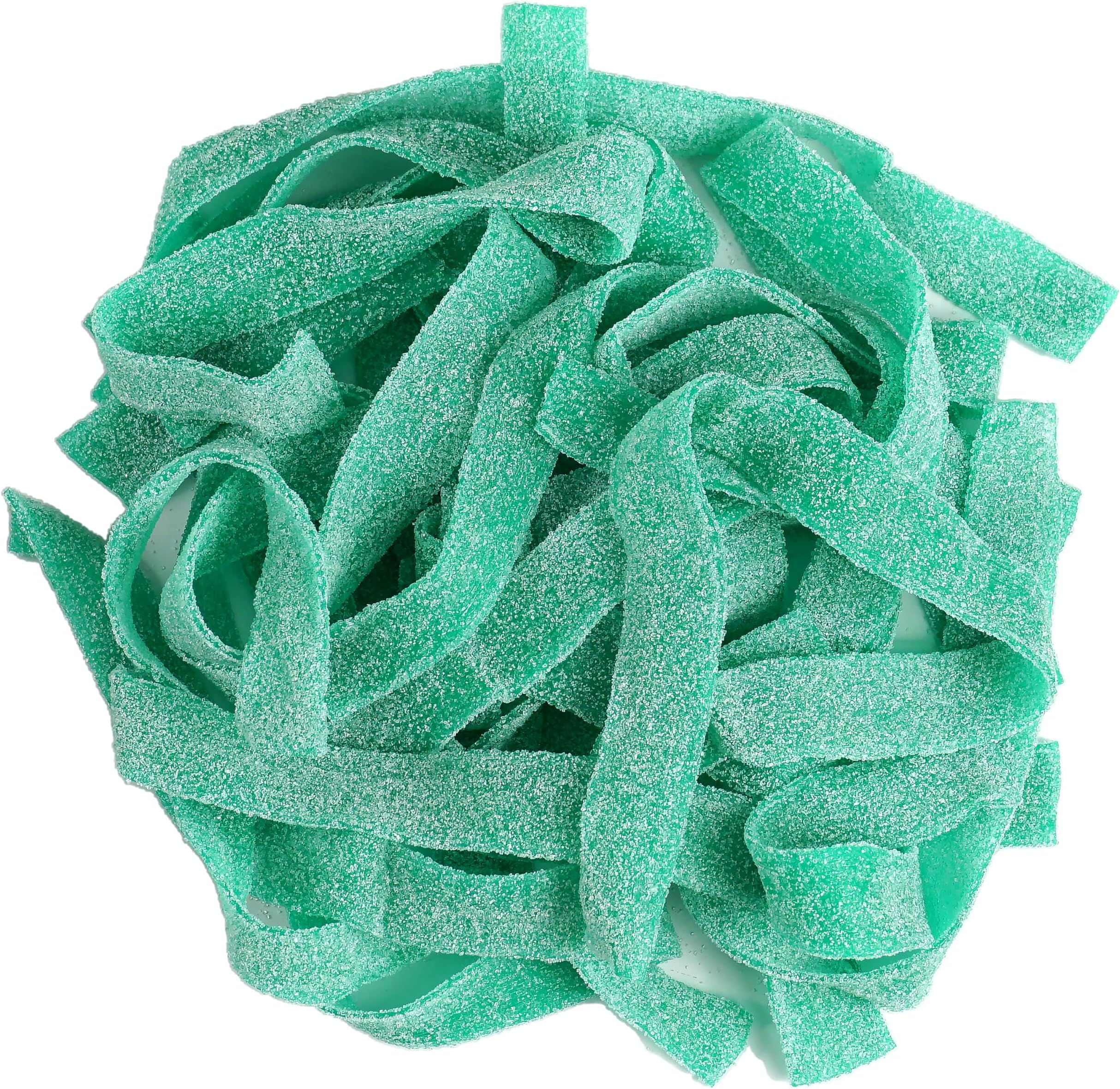 Green Apple Sour Belts, 1 Pound Bulk Bag, The Hampton Popcorn & Candy Company