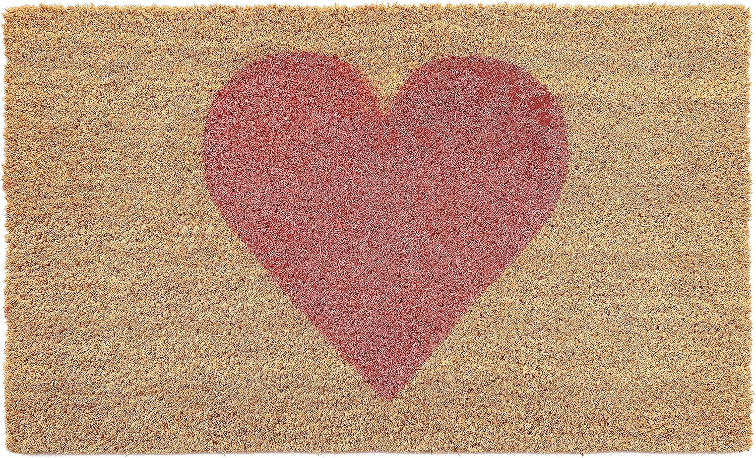 Calloway Mills Madison Heart Doormat (Pink, 17" x 29") Pink 17" x 29"