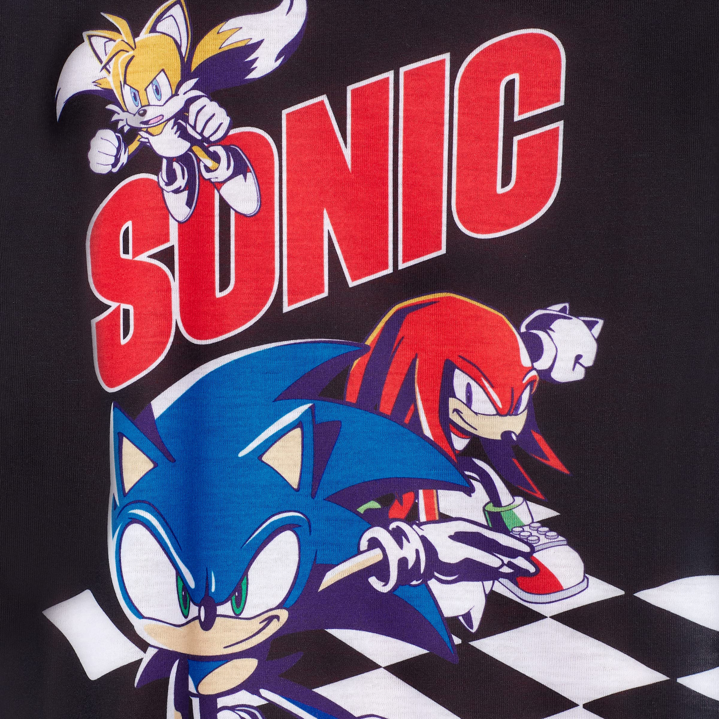 Sonic The Hedgehog Pigiama per bambini in 4 pezzi per dormire