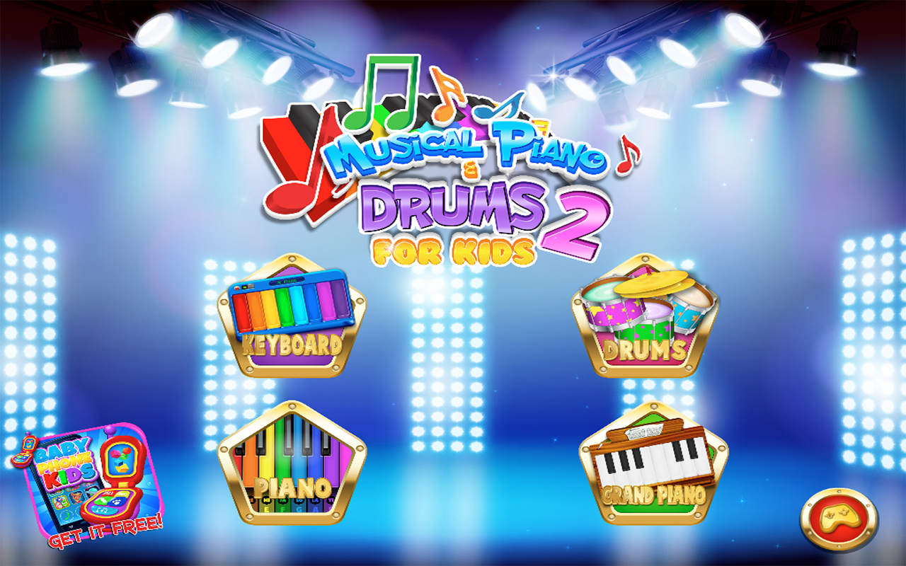 Kids Piano & Drums Games Kid Musical Wonder Musician & Educational