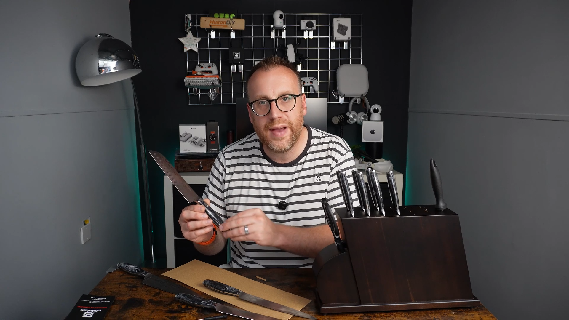Amazon.com: Knife Set for Kitchen 14 Pieces with Magnetic Block