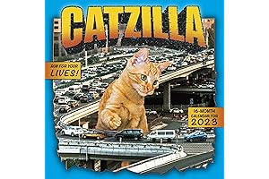 Catzilla 2023 Wall Calendar: Unleash the Comic Kitty Chaos