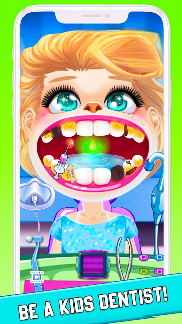 Aplicación Feliz Dentista Diversión Boca Juegos - Pequeños Juegos de ...