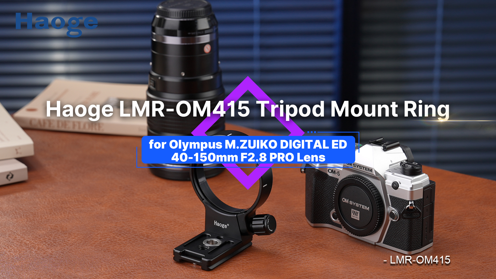 Amazon.com: Haoge LMR-OM415 Lens Collar Replacement Foot Tripod