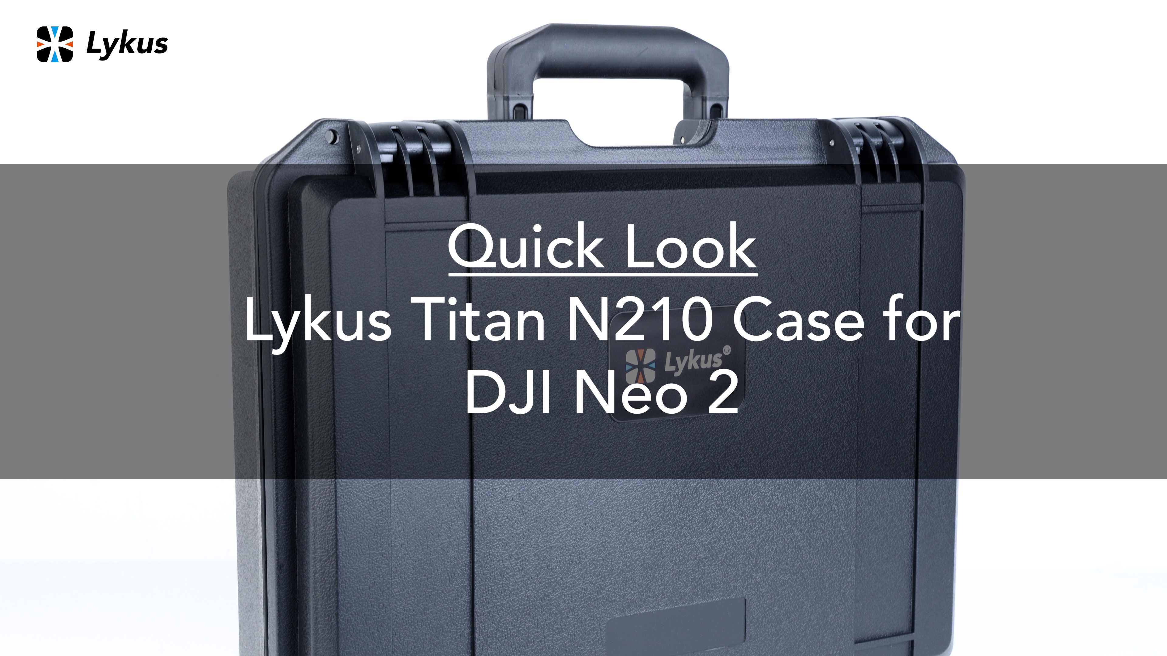 Amazon.com: Lykus Titan N210 Waterproof Hard Case for DJI Neo 2