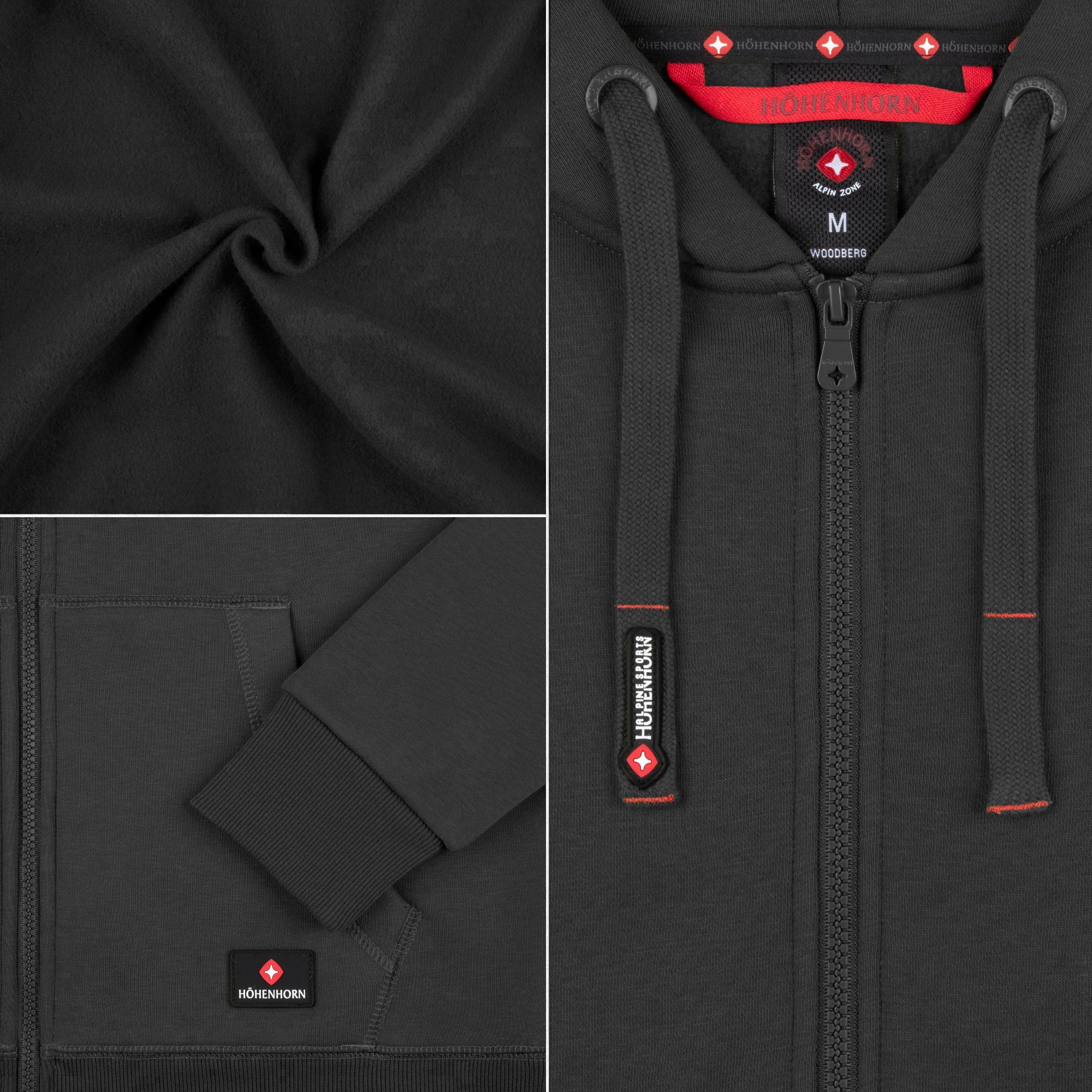Höhenhorn Woodberg Herren Hoodie Pullover Sweatshirt Kapuzenpullover
