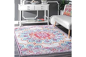 nuLOOM Kiyoko Vintage Floral Area Rug, 4x6