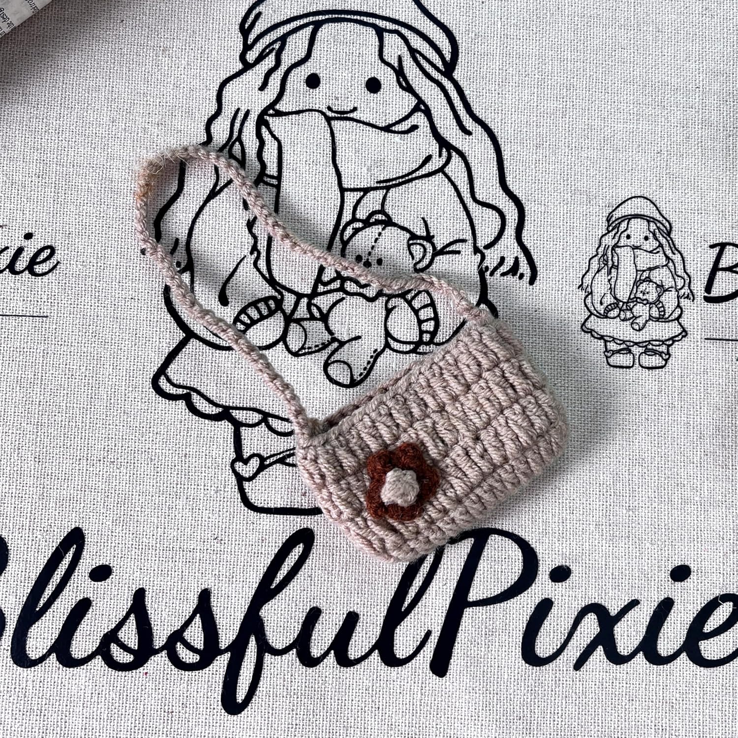 BlissfulPixie Handmade Waldorf Doll Clothes 12 inch Clothing Set with Pretty Box Girl Christmas Birthday Present-Kayla's Clothes Accessories