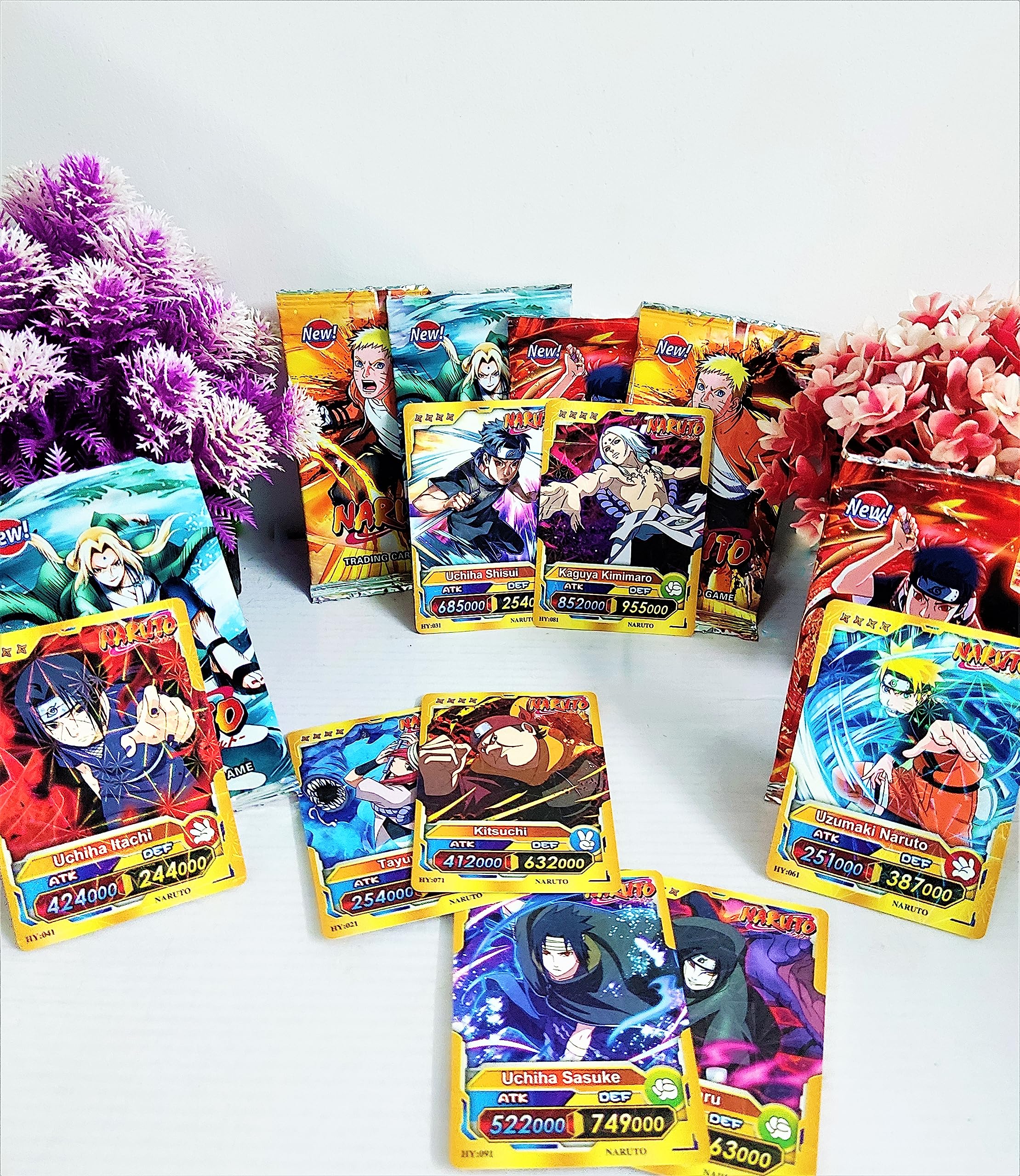 Turners | Prime Anime Cards Fantasy Shinobi Warriors Cards Pack of