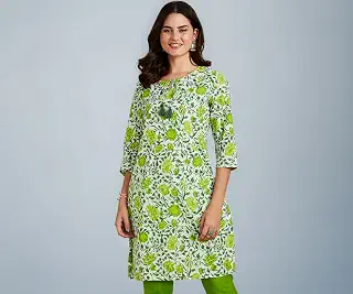 Amazon Brand - MyxWomen's Cotton Regular Fit Kurta (Ava...