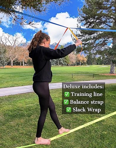 Miniatura 4 de Zero Gravity Slacklines Slackline Kit con bolsa de transporte y almacenamiento líder en la industria trinquete actualizado con agarre moldeado para