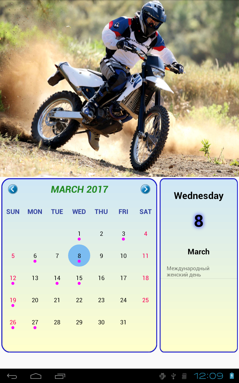 MotoCalendar - App on Amazon Appstore