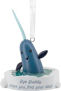 Hallmark Elf Narwhal Christmas Ornament, Christmas Movie Gifts