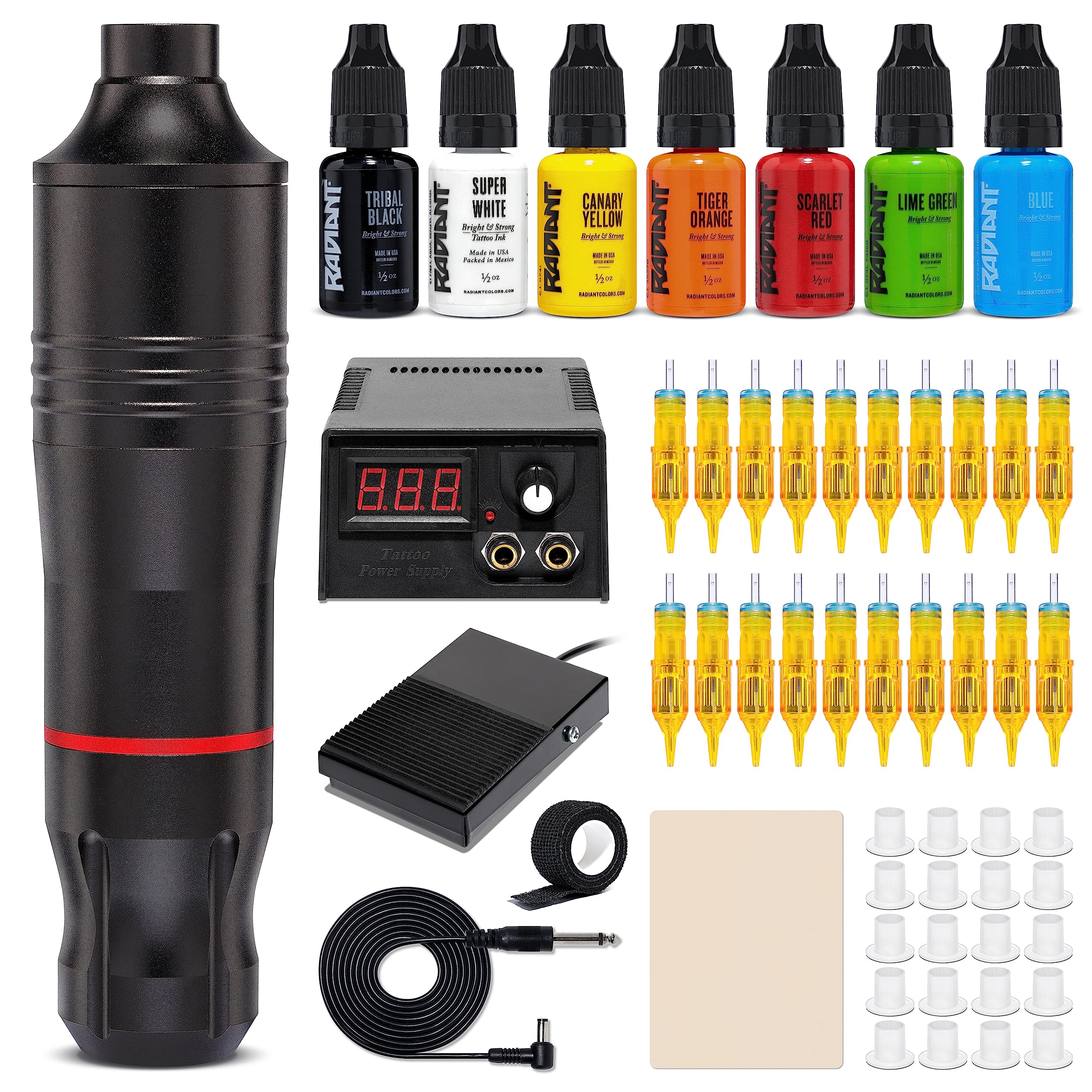 Amazon.com: Pirate Face Tattoo Rotary Pen Kit - Premium All-in-One