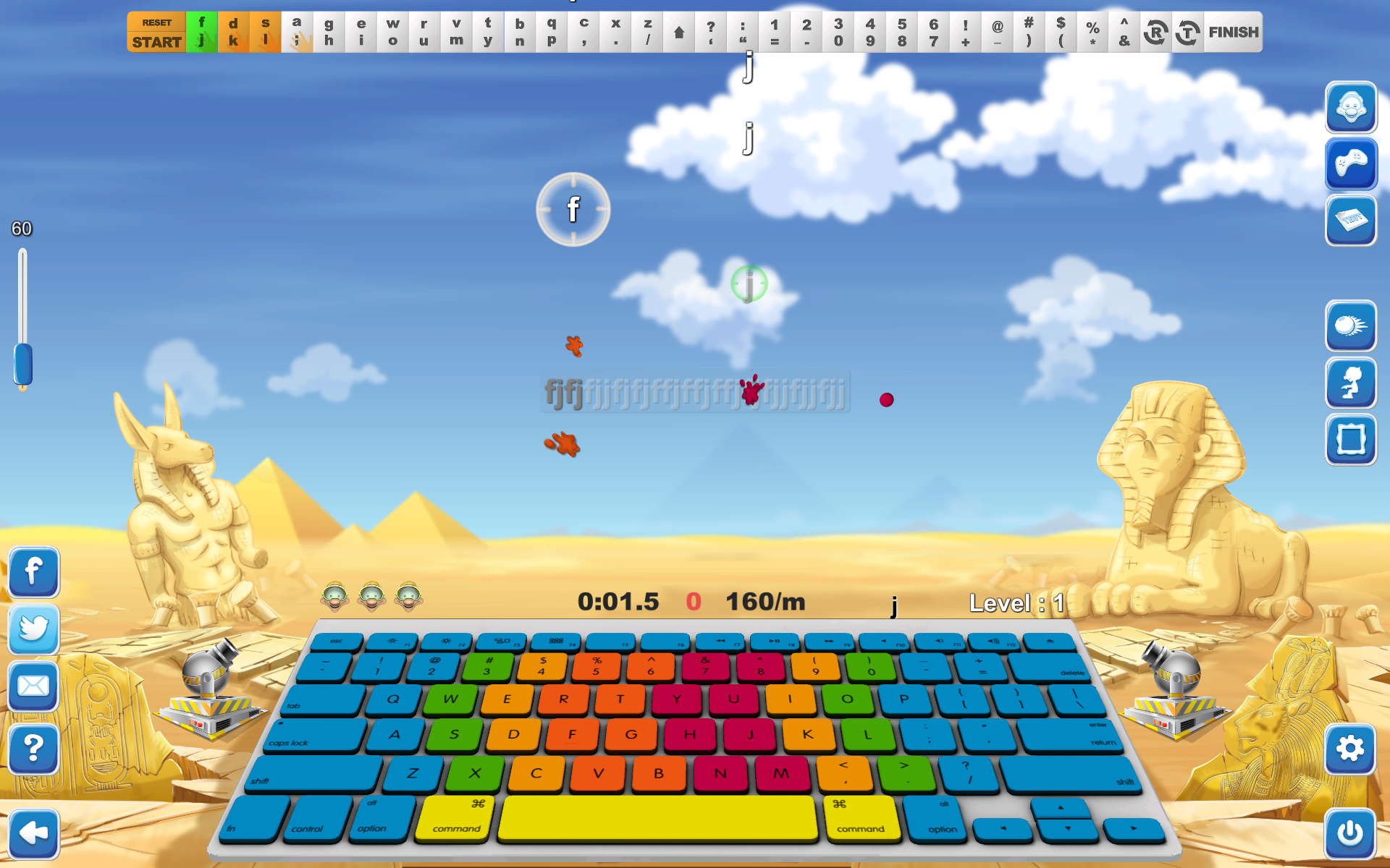 Computer Keyboard Typing Fingers