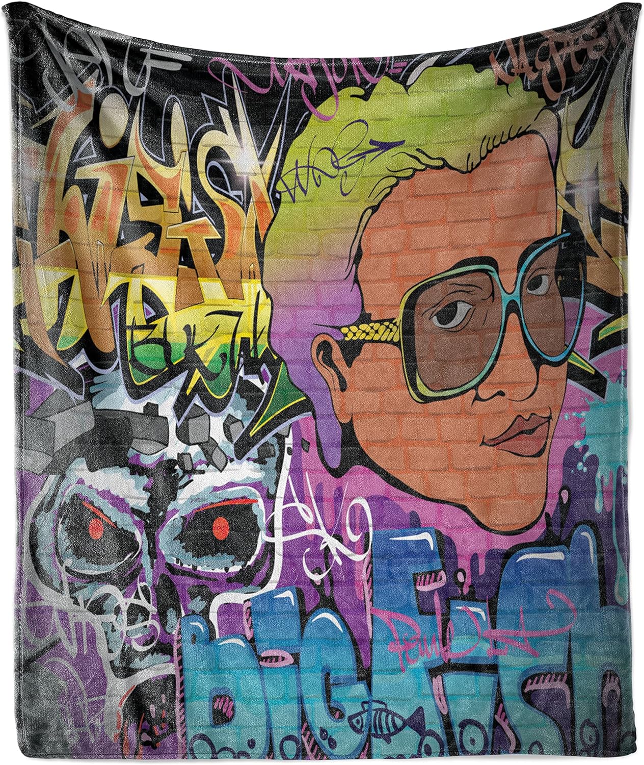 Amazon Com Ambesonne Urban Graffiti Throw Blanket Hip Hop Design Graffiti Wall Urban Art Background Man Head Detail Flannel Fleece Accent Piece Soft Couch Cover For Adults 50 X 60 Multicolor Home Amazon Com Ambesonne Urban Graffiti Throw Blanket Hip Hop Design Graffiti Wall Urban Art Background Man Head Detail Flannel Fleece Accent Piece Soft Couch Cover For Adults 50 X 60 Multicolor Home