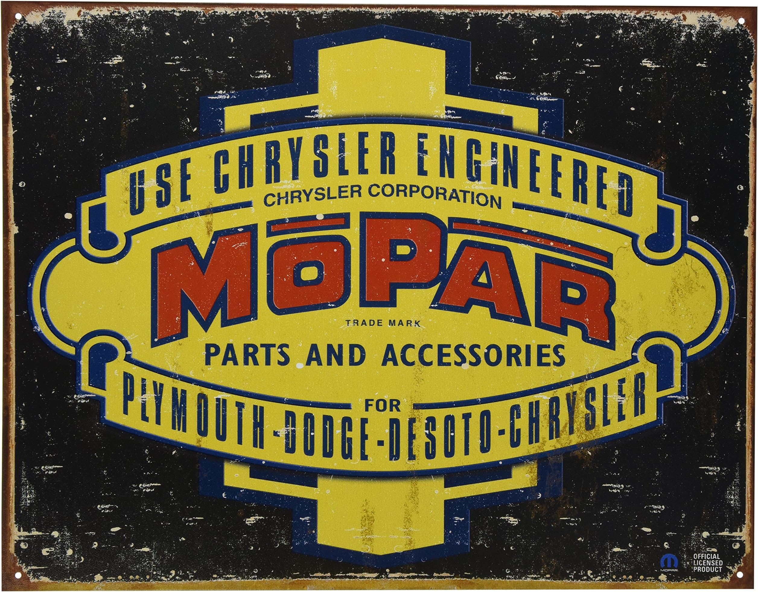 Genuine Mopar (A68469742N) '1937 Vintage' Tin Sign