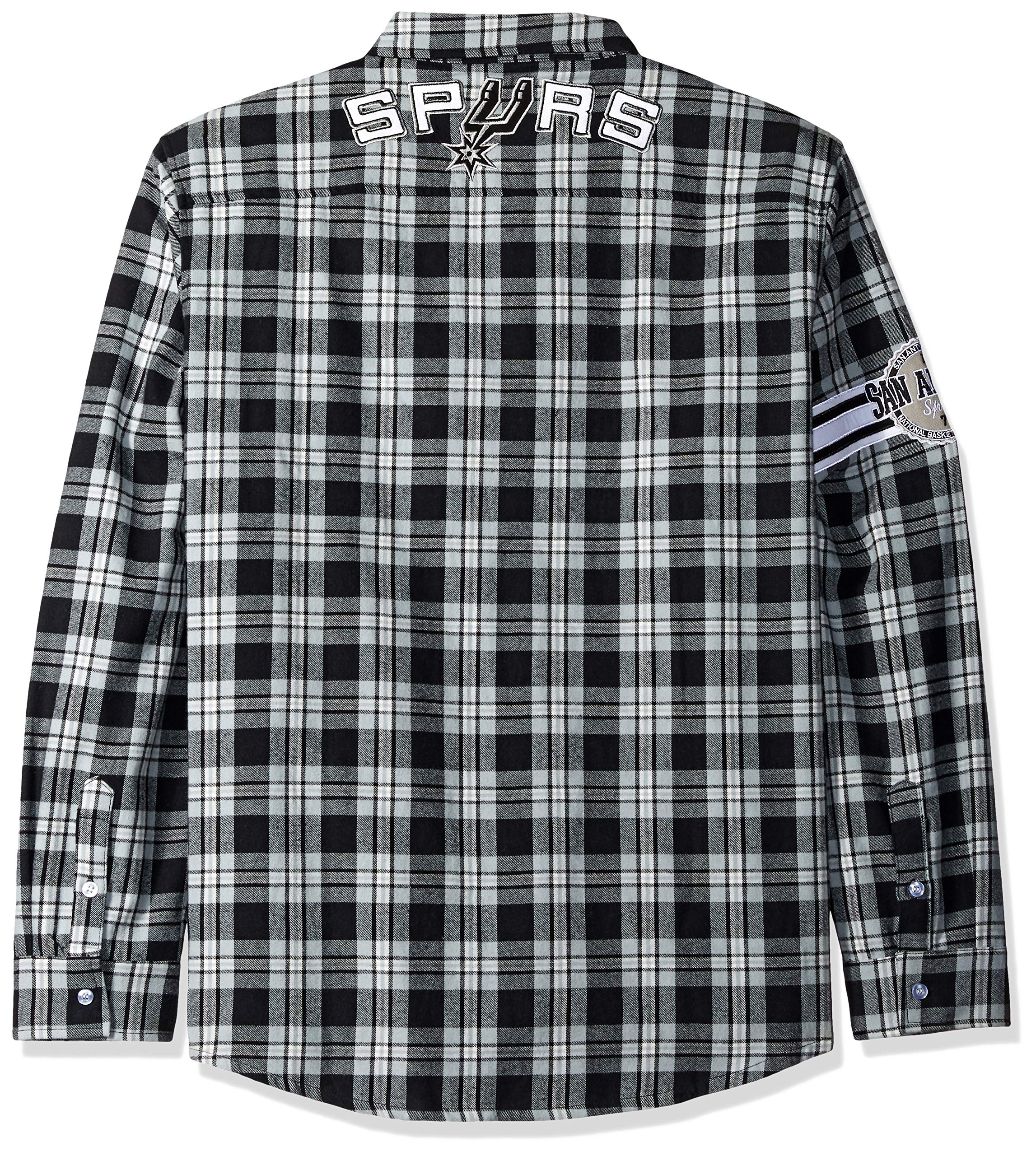 Klew NBA Atlanta Hawks NBA Uomo Uomo Wordmark Camicia di Flanella