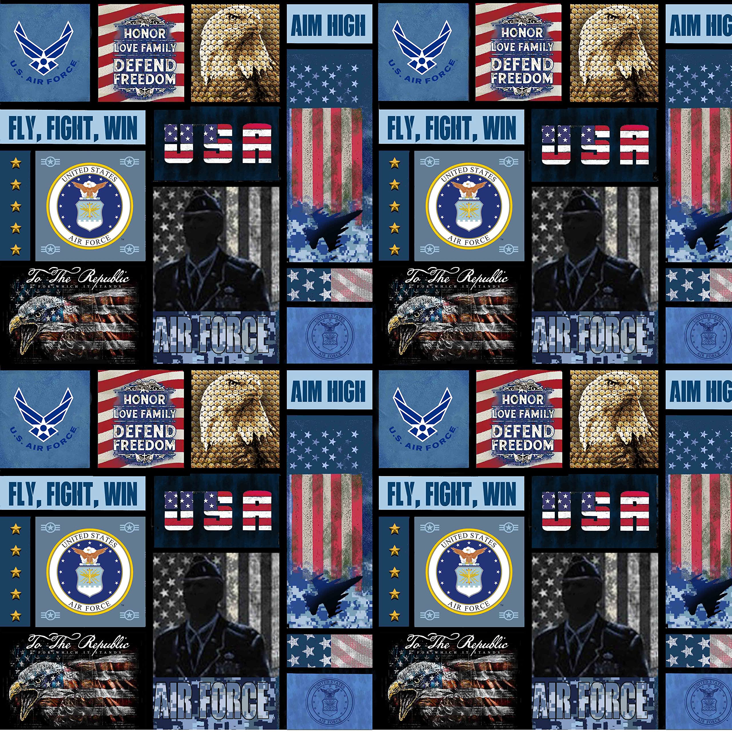 Amazon.com: SYKEL ENTERPRISES United States Military Cotton Fabric 