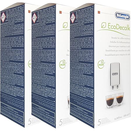Descalcificador de máquina de café DeLonghi Magnifica (3 botellas de 500  ml) : Amazon.es: Hogar y cocina