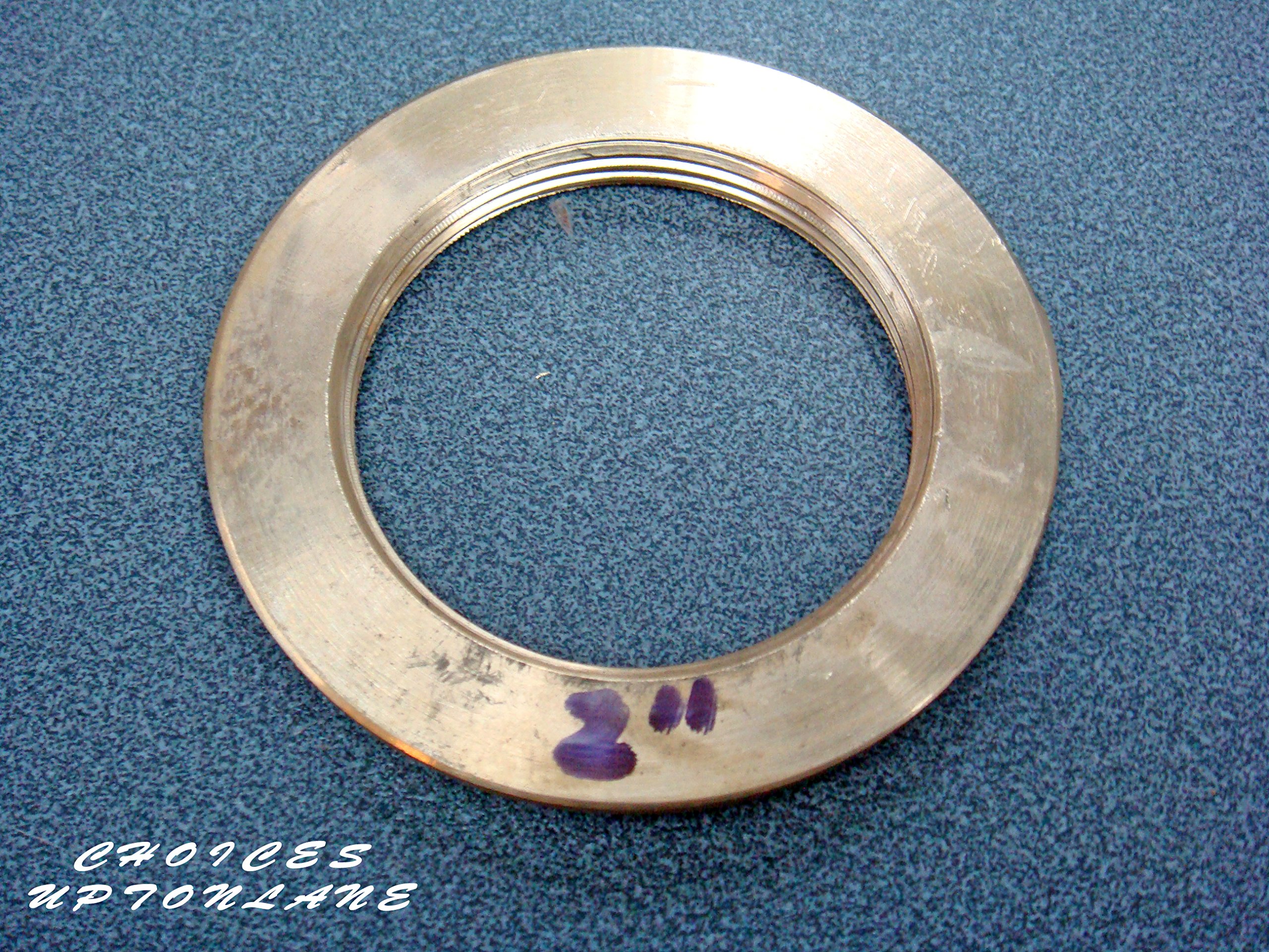 AK BRASS FLANGED BACKNUT BSP IN VARIOUS SIZES (2")