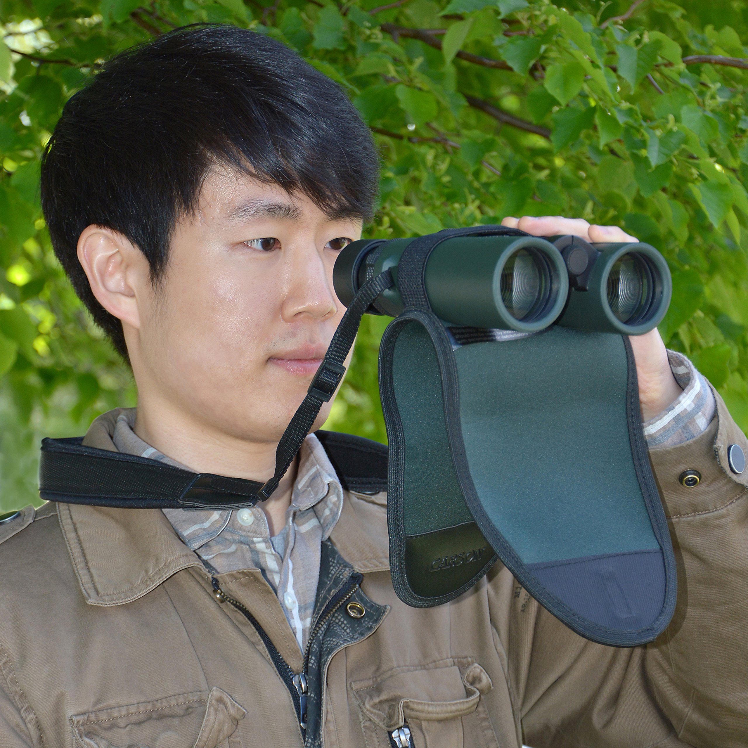 Carson BinoArmor étui enveloppant en néoprène pour les jumelles, convenable à la plupart des modèles de 42 mm (BA-03)