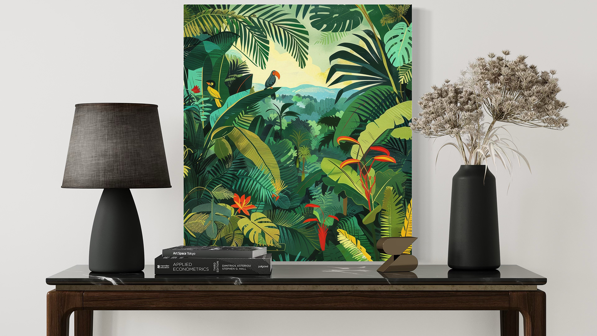 Amazon.com: Amazon Rainforest Landscape Poster Art Print, Retro