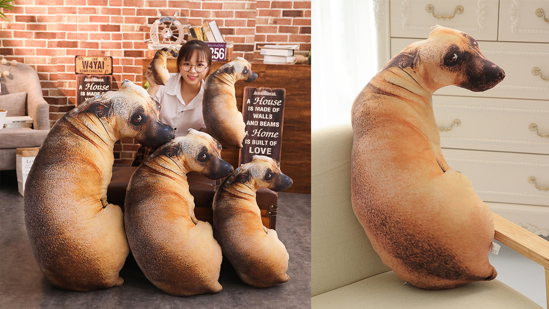 Amazon.com: Stepxi Dog Pillow, 3D Realistic Shiba Inu Plush Throw