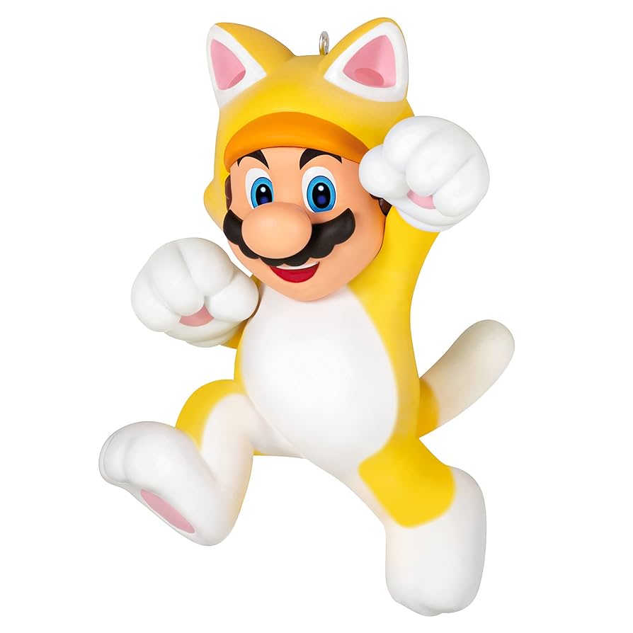 Hallmark スーパーマリオ ネコマリオ クリスマスオーナメント Amazon.com: Hallmark Keepsake Christmas Ornament 2023