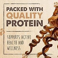 Vista 7 de Mighty Paw Naturals - Palitos masticables rizados para perros – Masticables de carne de res alimentada con pasto. Palitos para perros grandes, razas