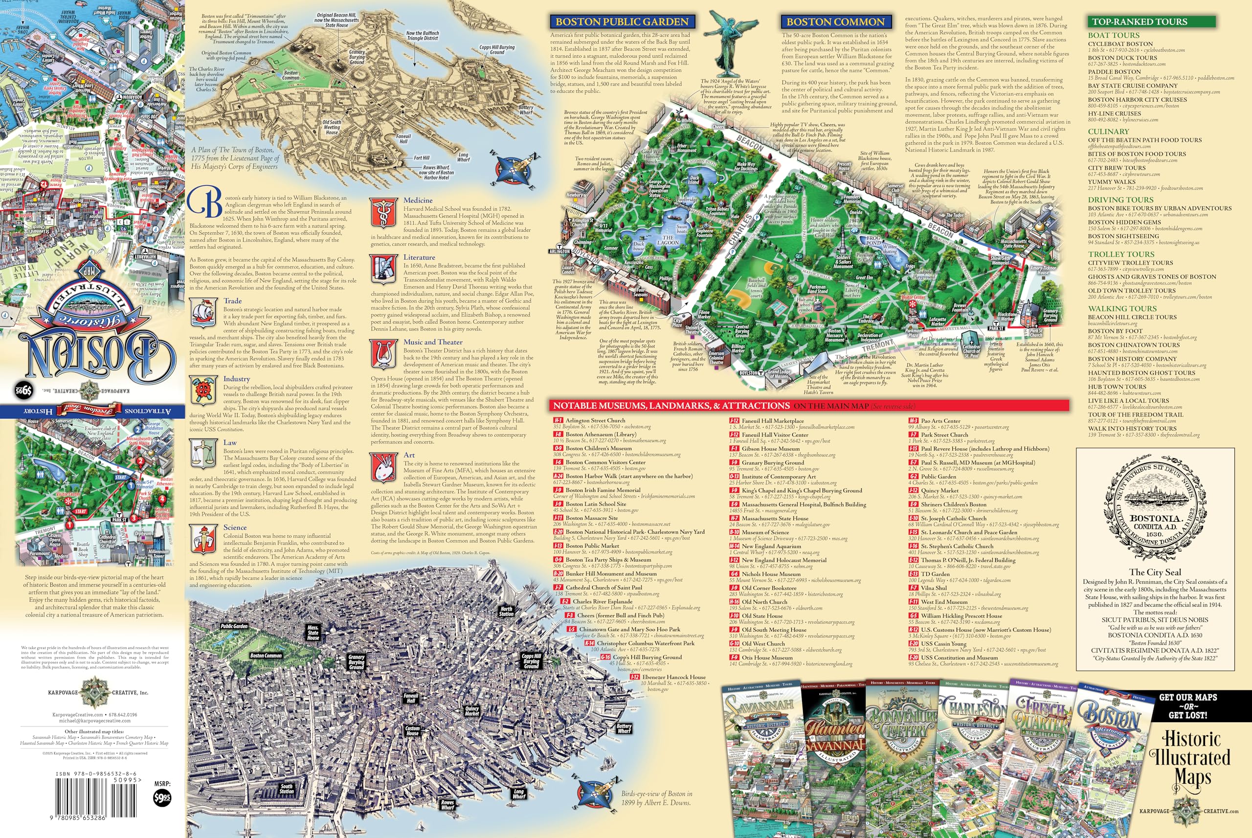 Boston Historic Illustrated Map