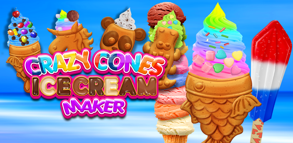 Crazy Cones Ice Cream Kids Ice Cream Scoops, Sundaes & Frozen Ice