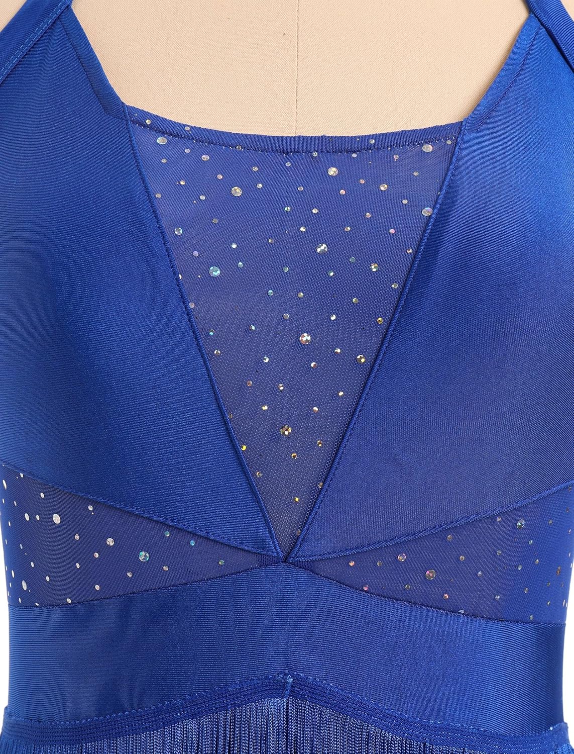 Rhinestone Fringe Bodysuit Women Tassel Latin Jazz Dance Costume Leotard Trapeze Artist Acrobat Costume Festival Rave Outfits - Image 4