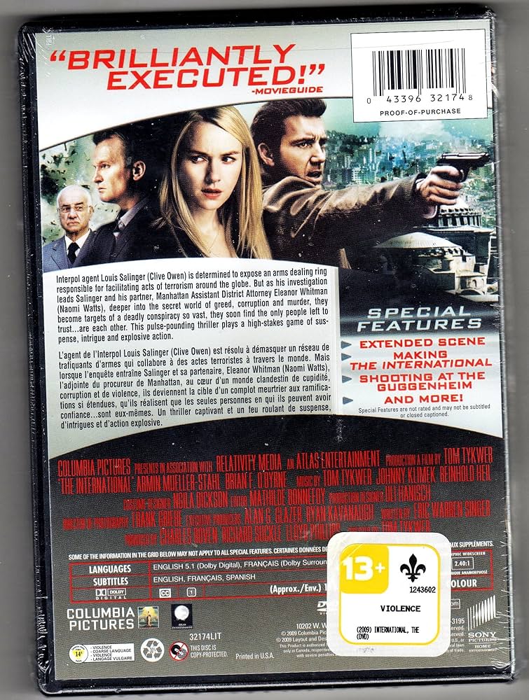 Amazon.co.jp: The International [DVD] : Brian F. O'Byrne