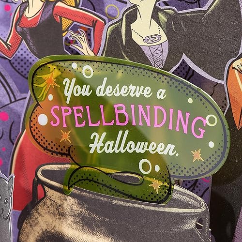 Miniatura 6 de American Greetings Hocus Pocus - Tarjeta desplegable de Halloween (magia pura)