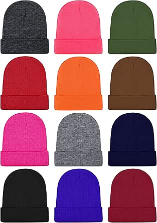 Women's Cable Knit Winter Beanie - Fleece Lined Cold Weather Hat