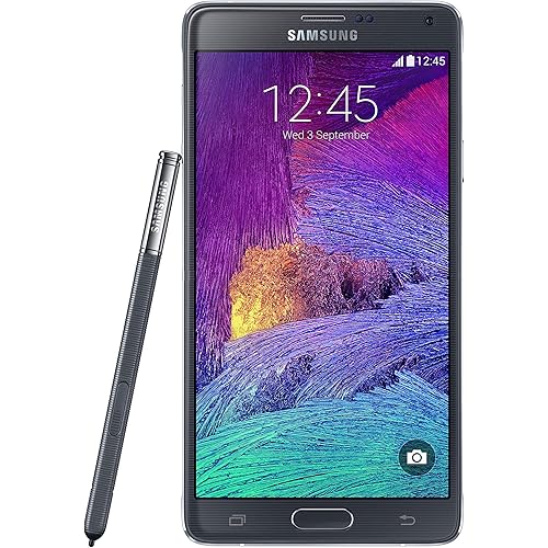 Samsung Galaxy Note 4 N910a 32GB Unlocked GSM 4G LTE Smartphone w/ 16MP Camera - Black - International Version, No Warranty