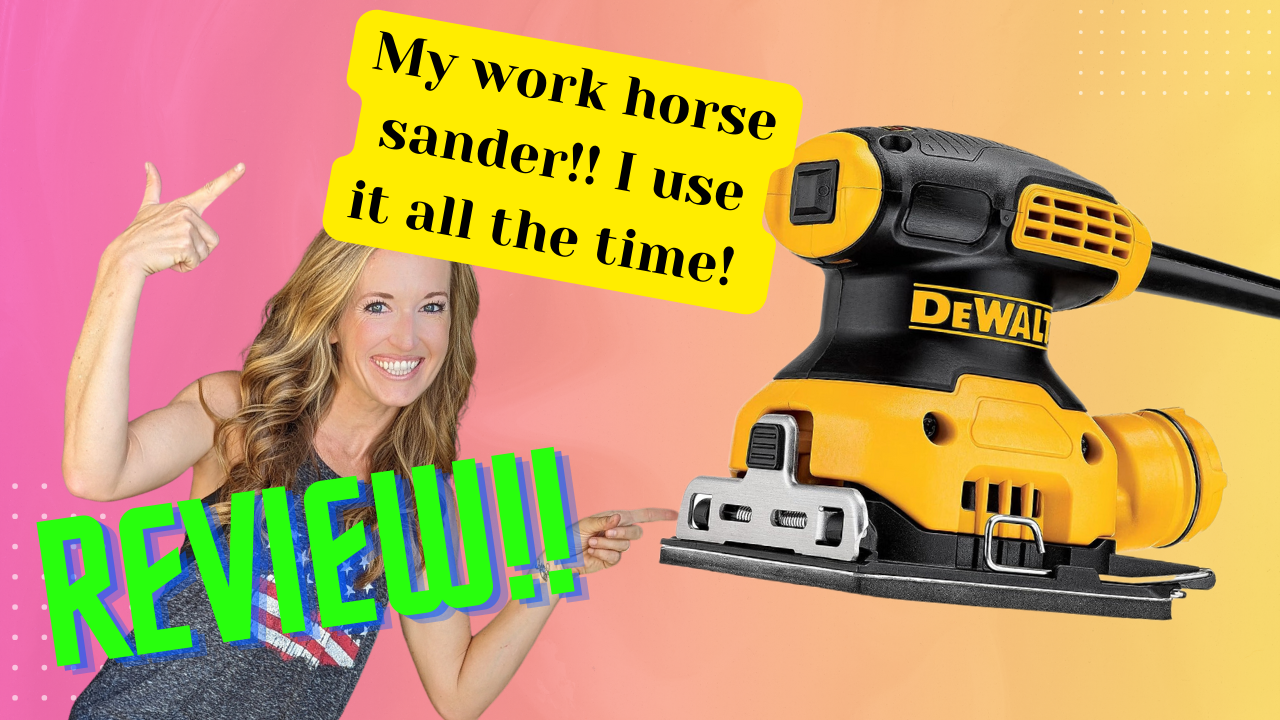 Watch Dewalt Square Sander Review! Furniture Refinisher! on Amazon Live