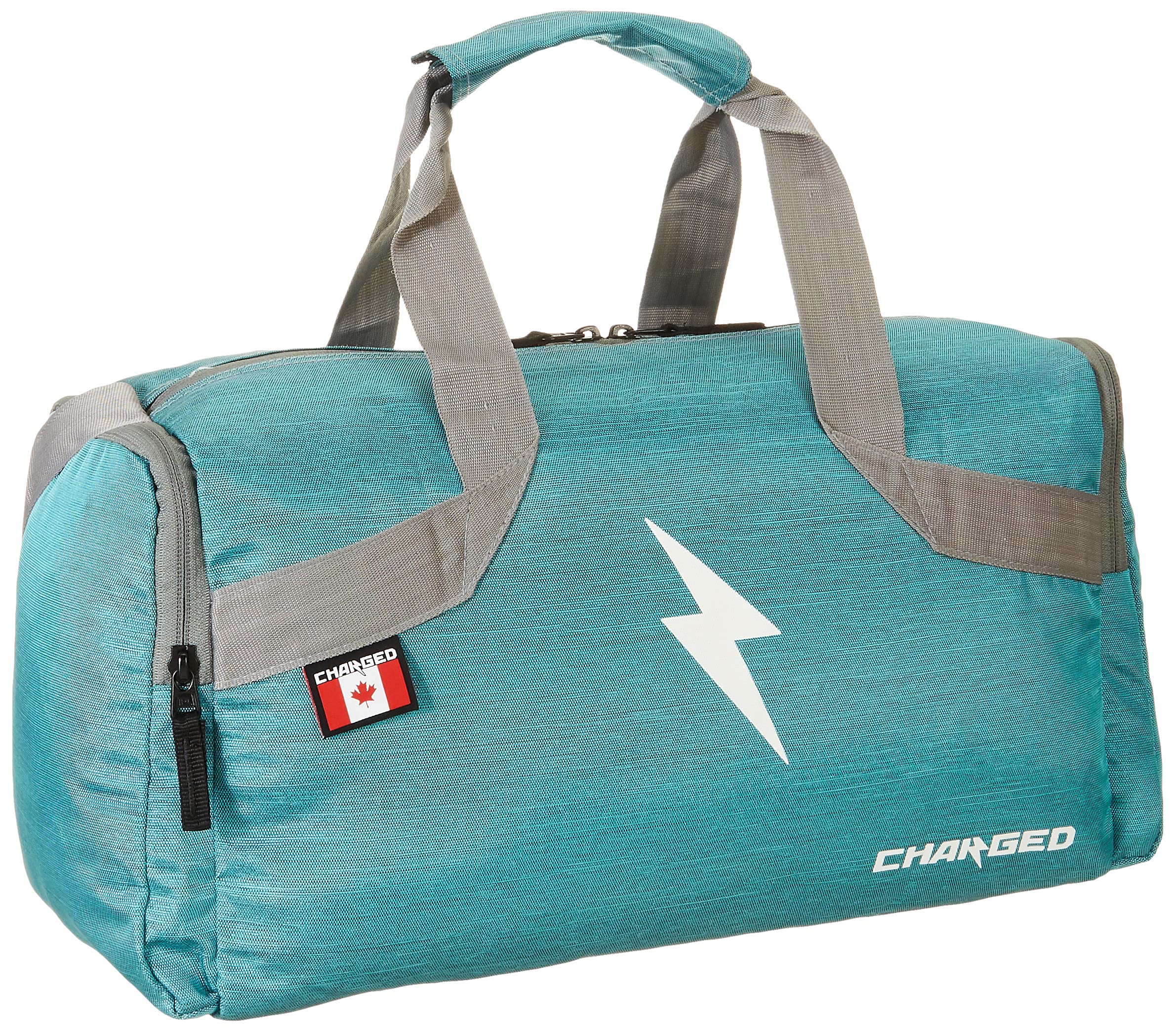 Charged Sports Bag Bouclier Feel Burn Junior Cyan With Gowin Football Shoe Destroyer Cyan Size-8