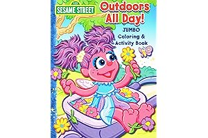 Sesame Street Color Activity: Interactive Coloring Book for Kids, Ages 3-5