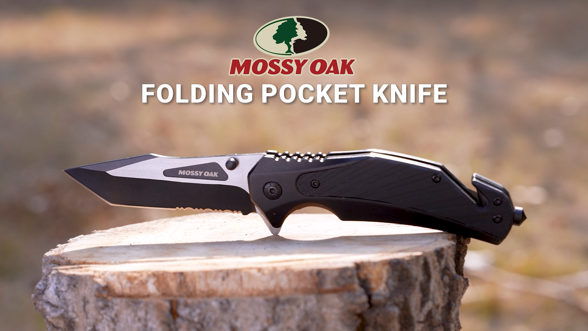 Amazon.com : Mossy Oak Folding Pocket Knife with Aluminium Alloy 