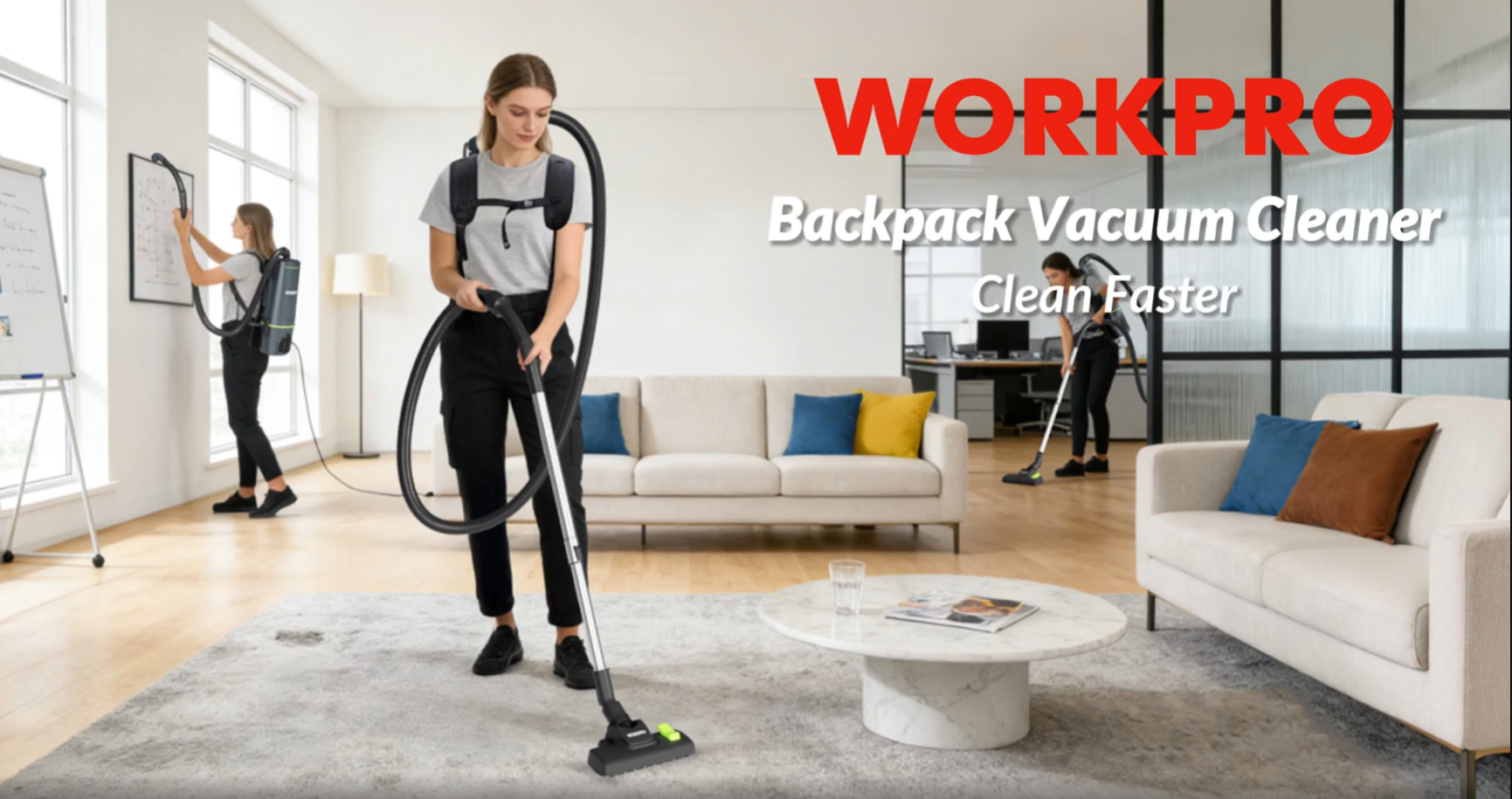 Amazon.com: WORKPRO Commercial Backpack Vacuum Cleaner, 6-Quart