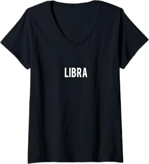 Womens Libra V-Neck T-Shirt